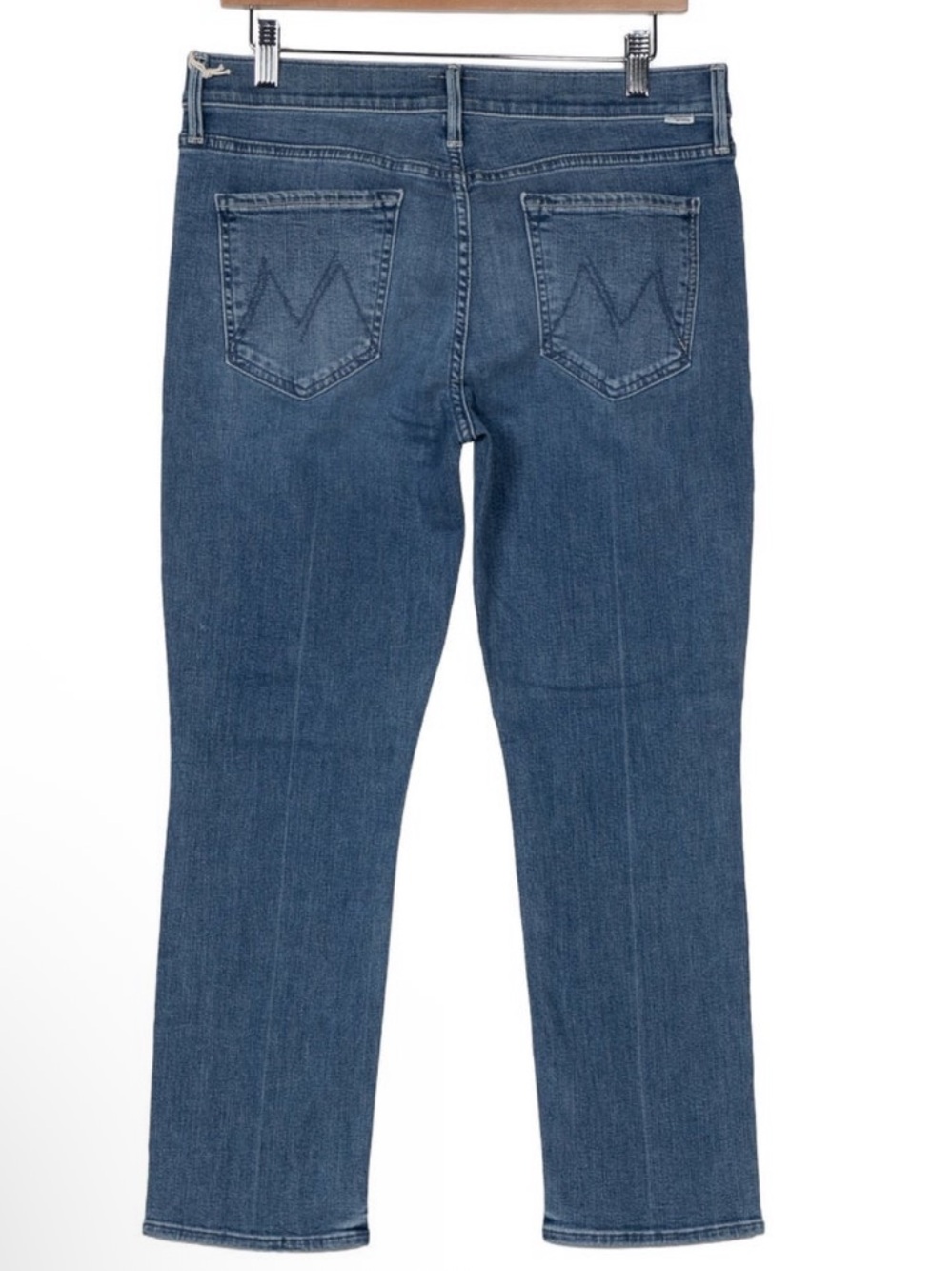 MOTHER Sz 31 Straight Leg Jeans in Medium Blue - Picture 2 of 2
